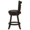 CoasterEssence 101929 Calecita - Wood Swivel Counter Stool (Set of 2) - Cappuccino