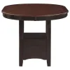 CoasterEveryday 105278 Lavon - Oval Extension Counter Dining Table - Light Chestnut