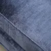 Furniture of America SM2687-LV Jodie - Loveseat - Satin Blue / Silver