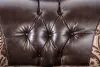 Furniture of America SM6416-LV Quirino - Loveseat - Light Brown / Dark Brown