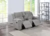 Coaster Fine Furniture 602552 Gilson - Chenille Upholstered Reclining Loveseat - Gray