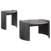 Coaster Fine Furniture 710758-S2 Gladstone - 2 Piece Coffee And End Table Set - Distressed Gray