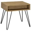 Coaster Fine Furniture 723368-S3 Fanning - 3 Piece Lift Top Coffee And End Table Set - Golden Oak
