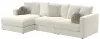 Jackson Furniture Industries 2235/75/31/37-16 Jackson Furniture Industries 2235/75/31/37-16 Ritzy - 3 Piece Modular Sofa Chaise (LSF Chaise) - Bone