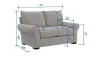 Jackson Furniture Industries 215202-1866/28-2638/45 Alden - Loveseat - Stone