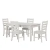 New Classic 40-D4129-D4C New Classic 40-D4129-D4C Echo - Dining Table And 4 Chairs - Driftwood