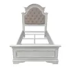 Liberty Furniture 244-BR-TUB Liberty Furniture 244-BR-TUB Magnolia Manor - Twin Upholstered Bed - Antique White