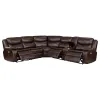 Coaster Fine Furniture 610190RLCP Sycamore - RAF Power Loveseat - Brown