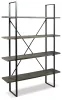 Ashley Furniture A4000017 Gilesgrove - Bookcase - Black / Gray