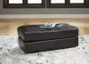 Ashley Furniture 5740514 Amiata - Ottoman - Onyx