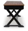 Ashley Furniture H664-34 Wildenauer - Home Office Desk - Brown / Black