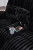 Ashley Furniture PC4280596 Rhine Falls - Double Reclining Power Loveseat With Console - Onyx