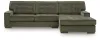 Ashley Furniture PC61702S2 Ashley Furniture PC61702S2 Caspian-Town - 2-Piece Sectional With RAF Corner Chaise - Olive