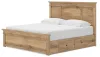 Ashley Furniture PCB1170B15 Ashley Furniture PCB1170B15 Makidern - King Panel Storage Bed With 2 Under Bed Storage Units - Tan