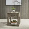 Liberty Furniture 172-OT1020 Parkland Falls - Rectangular End Table - Weathered Taupe