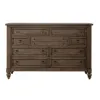 Liberty Furniture 615-BR31 Americana Farmhouse - 9 Drawer Dresser - Dusty Taupe