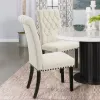 CoasterEveryday 190162 Alana - Fabric Upholstered Dining Side Chair (Set of 2) - Beige