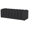 Coaster Fine Furniture 910294 Summer - Fabric Upholstered Tufted Accent Bench - Charcoal
