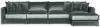 Jackson Furniture Industries 2245/36/31/76-35 Jackson Furniture Industries 2245/36/31/76-35 Remington - 4 Piece Modular Sectional (RSF Chaise) - Pine