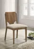 Coaster Fine Furniture 108572 Crestmore - Dining Chair Upholstered Seat (Set of 2) - Walnut