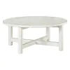Liberty Furniture 142-OT1011 Backroads - Round Cocktail Table - Weathered White & Parchment Brown