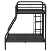 Coaster Fine Furniture 460340BLK Carson - Metal Twin Over Full Bunk Bed - Glossy Black