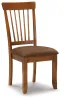 Ashley Furniture D199-01 Berringer - Dining UPH Side Chair (Set of 2) - Rustic Brown