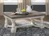 Ashley Furniture T814-1 Havalance - Rectangular Cocktail Table - Gray / White