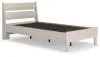 Ashley Furniture EB1864B3 Socalle - Twin Panel Platform Bed - Natural