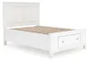 Ashley Furniture B680B25 Ashley Furniture B680B25 Fortman - Full Panel Storage Bed - White