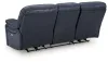Ashley Furniture U43809/87/74/98 Leesworth - 3 Pc. - Power Reclining Sofa, Power Reclining Loveseat, Power Rocker Recliner - Ocean