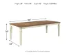 Ashley Furniture D743/45/01(4)/02(4) Ashley Furniture D743/45/01(4)/02(4) Realyn - 9 Pc. - Extension Table, 4 Ladderback Side Chairs, 4 Ribbon Back Side Chairs - White