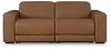 Ashley Furniture PCU10700S1 Ashley Furniture PCU10700S1 Magic Man - 2-Piece Power Reclining Sectional Loveseat - Caramel
