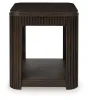 Ashley Furniture T700-3 Carlibrie - Rectangular End Table - Warm Brown