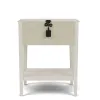 Riverside Furniture 25068 Carmella - One Drawer Accent Nightstand - Pebble Oak