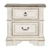 Liberty Furniture 520-BR-CPBDMCN Liberty Furniture 520-BR-CPBDMCN Abbey Park - 5 Piece Bedroom Set (California King Panel Bed, Dresser & Mirror, Chest, Nightstand) - Antique White