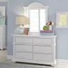 Liberty Furniture 607-YBR-DM Liberty Furniture 607-YBR-DM Summer House - 6 Drawers Dresser & Mirror - Oyster White