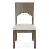 Riverside Furniture 87157 Sariel - Upholstered Side Chair (Set of 2) - Dark Brown
