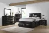 CoasterEssence 202701Q Briana - Wood Queen Storage Bookcase Bed - Black