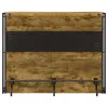 CoasterEveryday 130071 Renaldi - 3-Shelf Home Bar Wine Cabinet - Rustic Nutmeg