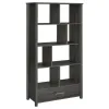 CoasterEssence 801577 Dylan - 4-Shelf Storage Bookshelf - Weathered Gray