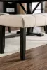Furniture of America CM3735IV-BN Alfred - Bench - Antique Black / Ivory