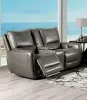 Furniture of America CM9921GY-LV-PM Phineas - Power Loveseat - Gray