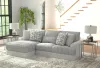 Jackson Furniture Industries 3480/75/42-18 Jackson Furniture Industries 3480/75/42-18 Titan - 2 Piece Sofa Chaise With Comfort Coil Seating (Left Side Facing Chaise) - Moonstruck