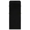 Coaster Fine Furniture 224339 Arini - Cane Weave Full Length Standing Floor Mirror - Black