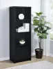 Coaster Fine Furniture 706224 Winfield - 3-Sheld Media Tower Entertainment Pier - Black