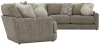 Jackson Furniture Industries 3145/73/59/31/92-28 Jackson Furniture Industries 3145/73/59/31/92-28 Turner - 5 Piece Sectional With LSF Cuddler - Mushroom