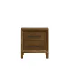 New Classic B0182-040 Ballard - 2 Drawer Nightstand - Walnut