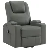 Coaster Fine Furniture 609478P Armstrong - Upholstered Power Lift Massage Recliner - Gray