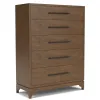 Riverside Furniture 61765 Calhoun - 5-Drawer Chest - Whiskey Oak